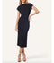 Mesa Slouchy Mock Neck Dress - Black
